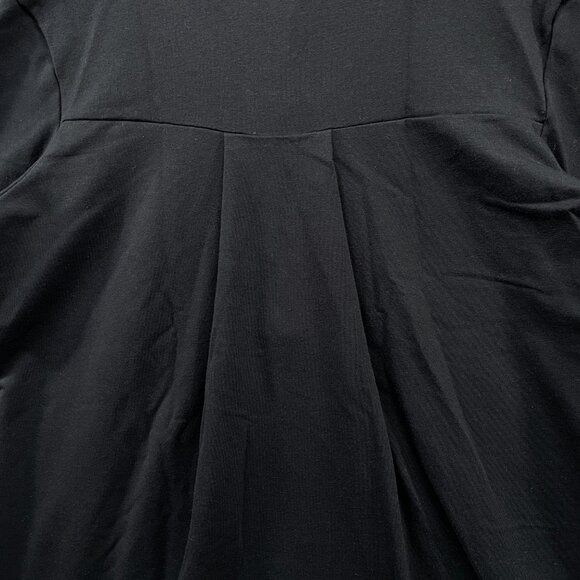 NWT Lobo Maul Polo Shirt 3/4 Sleeve Contrast Trim Collar Black Pink Teal Large - Picture 10 of 11